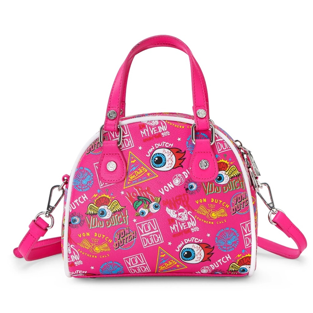 Von Dutch Graphic Handbag chose a style 1/2/3/4/5